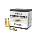 Nosler Unprimed Brass Rifle Cartridge Cases .222 Rem 100/ct - Nosler