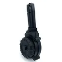Promag Browning Hi-Power 9mm Handgun Magazine Black Polymer 50/rd Drum - Promag
