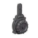 Promag Glock Style AR-15 Carbine Magazine 9mm Black Polymer Drum - 50/rd - Promag