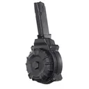 Promag Handgun Magazine for Glock 48/43X Black Polymer Drum 9mm Luger 50/rd - Promag