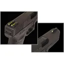 Truglo Brite Site TFO for Glock Slimline Models 42/43/43x/48 Set Sights Green Front / Yellow Rear - Truglo