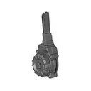 Promag Handgun Drum Magazine Fits Ruger LCP .380 ACP - Blued Steel 32/rd - Promag