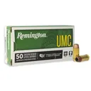 Remington UMC Handgun Ammunition .40 S&W 180 gr JHP 990 fps 50/ct - Remington