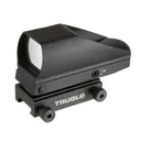 Truglo Tru-Brite Multi-Reticle Dual Color Open Red Dot Sight 24mmx34mm Window Multi-Reticle Black Clamshell - Truglo