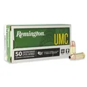 Remington UMC Handgun Ammunition 9mm Luger 115 gr JHP 1145 fps 50/ct - Remington