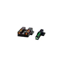 HIVIZ LiteWave H3 sight Orange/Green LitePipe/White front ring fits S&W M&P 9EZ models - North-Pass