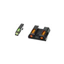 HIVIZ LiteWave H3 sight Orange/Green LitePipe/White front ring fits Glock models 42 and 43, 43X and 48 - North-Pass