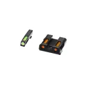 HIVIZ LiteWave H3 sight orange/Green Litepipes w/White front ring Glock models chambered in 45 ACP, 45 Gap and 10mm - North-Pass