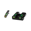 HIVIZ LiteWave H3 sight Green LitePipe/orange front ring fits Glock Models Chambered in 9mm Luger, 40 S&W, and .357 Sig - North-Pass