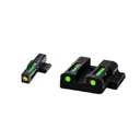 HIVIZ LiteWave H3 sight Green LitePipe/Orange front ring fits S&W Shield models - North-Pass