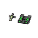 HIVIZ LiteWave H3 Green/White Front Ring sight for Springfield Models XD,XDS,XDE and XD-M models - North-Pass