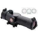 Truglo Triton 30mm Tri-Color Tactical Red Dot Sight - 1x30mm 3 MOA Center Dot - Black - Truglo
