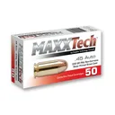 Maxxtech Brass Casefire Handgun Ammunition .45 ACP 230 gr FMJ 50/ct - Maxxtech