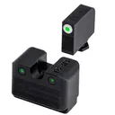 Truglo Tritium Pro Night Sights for Glock M.O.S. 17 19 22 23 24 26 27 33 34 35 38 39 Front Outline White Rear Green - Truglo