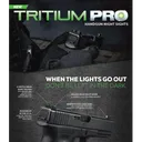 Truglo Tritium Pro Night Sights Fit Kahr Arms K, MK, P, PM, T&TP Models with New Dovetail (Post-2004) - Front Outline White/Rear Green - Truglo