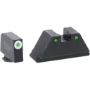 Green Tritium Round Outline White .315/black .392 for Glock TallSuppressor - Ameriglo