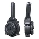 ProMag Handgun Drum Magazine For Glock 17/19 Black Polymer 9mm Luger 50/rd - Promag