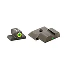 Green Tritium Lime Green Lumi Outline/Green Single Dot for S&W M&P Shield - Ameriglo
