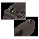 Truglo Tritium Britesite Night Sights Fits Kimber 1911 models with FIXED REAR SIGHT - Front Green/Rear Green - Truglo