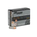 Sig Sauer Elite Performance Pistol Ammunition 9mm 124 gr Elite V-Crown JHP 1165 fps 20/ct - Sig-Sauer