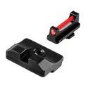 Truglo Fiber Optic Pro Sight Set For Glock 20, 21, 25, 28, 29, 30, 31, 32, 37, 40, and 41 (Excluding M.O.S. models) - Truglo