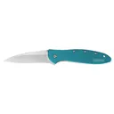 Kershaw Leek Folding Knife 3" Drop Point Blade Teal - Kershaw