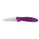 Kershaw Leek Folding Knife 3" Drop Point Blade Purple - Kershaw