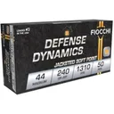 Fiocchi Pistol Shooting Dynamics Handgun Ammunition .44 Mag 240 gr JSP 1310 fps 50/box - Fiocchi Ammo