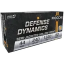 Fiocchi Pistol Shooting Dynamics Handgun Ammunition .44 Mag 240 gr JHP 1330 fps 50/ct - Fiocchi Ammo