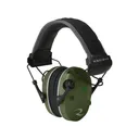 Radians Quad Mic Electronic Earmuff 3.5mm Stereo Jack 24NRR Military Green/Black - Radians