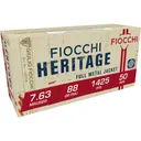 Fiocchi Pistol Shooting Dynamics Handgun Ammunition 7.63x25 Mauser 88 gr FMJ 1425 fps 50/box - Fiocchi Ammo