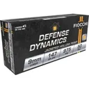 Fiocchi Pistol Shooting Dynamics Handgun Ammunition 9mm Luger 147 gr JHP 975 fps 50/ct - Fiocchi