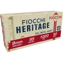 Fiocchi Pistol Shooting Dynamics Handgun Ammunition 9mm Makarov 95 gr FMJ 1020 fps 50/box - Fiocchi Ammo