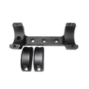 DNZ Integrated Rings & Base Mount CVA Black Powder Rifles 30mm High Black - Dnz