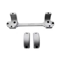 DNZ 1-Piece Gamer Reaper Scope Mount - Remington 700 Long Action High - Silver - Remington