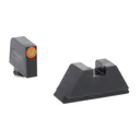 Ameriglo Glock XL Tall Suppressor/Optic Height Set (All except 42-43) - Green Tritium w Orange Outline Front / Black Rear - Ameriglo