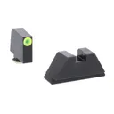 Ameriglo Glock XL Tall Suppressor/Optic Height Set (All except 42-43) - Green Tritium w Lumigreen Outline Front / Black Rear - Ameriglo