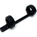 DNZ Game Reaper Scope Mount Savage Round Receiver Offset Rings LA 1" Medium Black 1-piece - Dnz