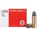 Sellier & Bellot Pistol & Revolver Ammo .32 S&W Long 100 gr LRN 50/ct - Sellier-Bellot