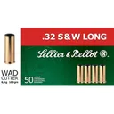Sellier & Bellot Pistol & Revolver Ammo .32 S&W Long 100 gr WC 50/ct - Sellier-Bellot