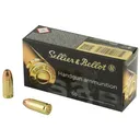 Sellier & Bellot Pistol & Revolver Ammo 9mm Luger 115 gr JHP 50/ct - Sellier-Bellot