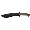 Kershaw Camp 10 Fixed Machete Knife 10" Recurve Blade Tan and Black - Kershaw