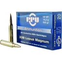 PPU Rifle Ammunition .338 Lapua Magnum 250 gr HPBT 2953 fps 10/ct - Ppu