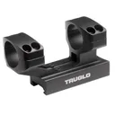 Truglo 1-Piece Reversible Picatinny/Weaver Tactical Scope Mount with 30mm Rings 1"H / 2-7/8L Base - Black - Truglo