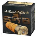 Sellier & Bellot Rubber Buckshot 12 ga 2-3/4" 2 ball Rubber 25/ct - Sellier-Bellot