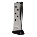 Walther PPK Magazine w/Finger Rest .380 ACP Nickel 6/rd - Walther