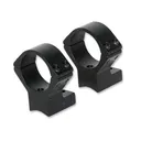 Talley Lightweight Alloy Scope Mounts - Black Anodized - 30mm - High, Savage w/Accutrigger, Stevens 200, Stiller Predator, TC Venture, Ruger American - Talley