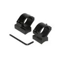 Talley Lightweight Alloy Scope Mounts - Black Anodized - 1" - Medium, Weatherby Accumark - Magnum, Mark V (9 LUG) - Talley