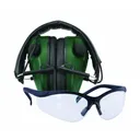 Caldwell E-MAX LoPro Electronic Muffs With Shooting Glasses - Caldwell