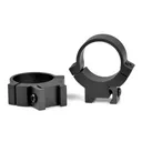 Warne 721M Rimfire Rings 1" Med Black - Warne Scope Mounts